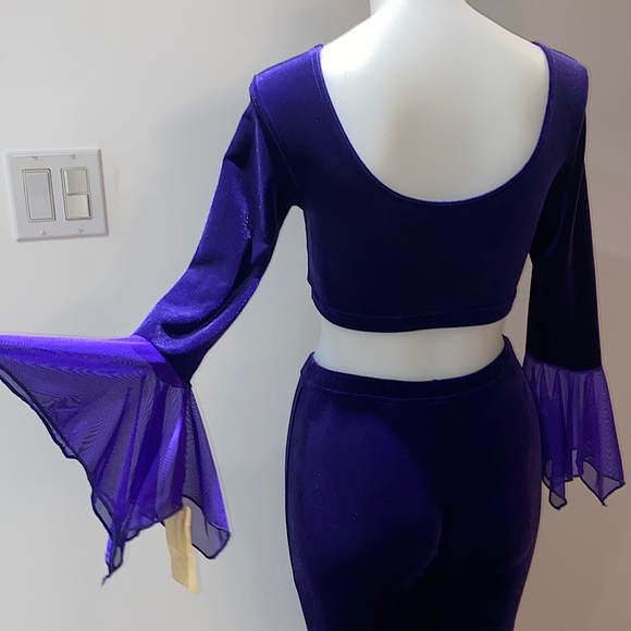 NWT 90s 3PCS Vintage Handkerchief Hem Pants Set - Picture 10 of 12